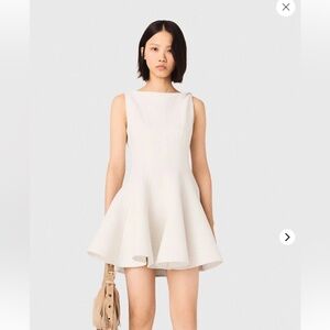 Maje NWT short flared tweed dress